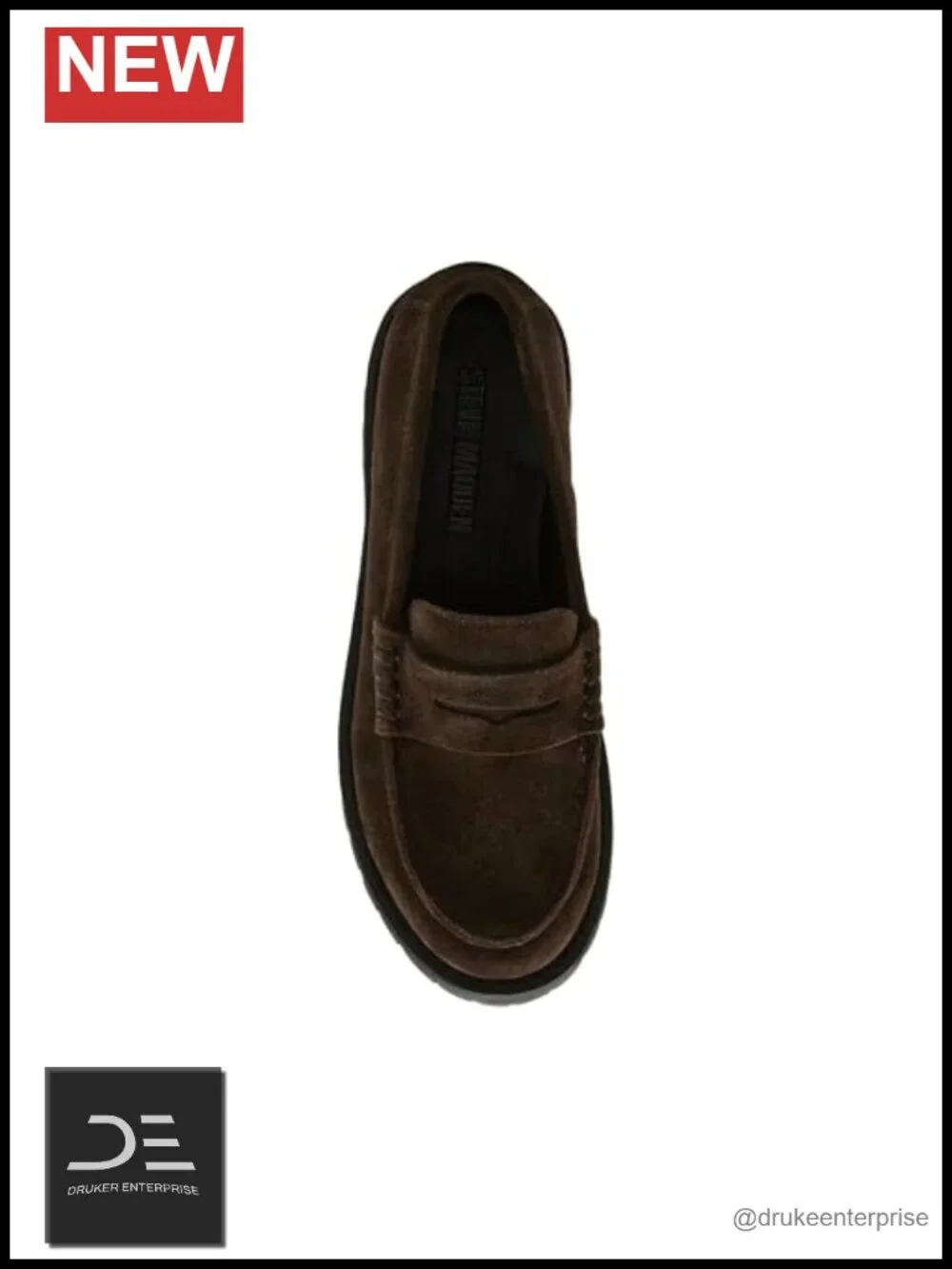 Women's Suede Platform Loafers with 1.5in Heel True-to-Size
